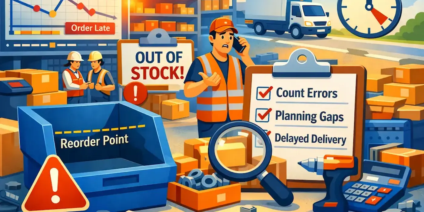 Stock Out Risk Prevent Stockouts in MRO: Root Causes, Formulas, Fixe | eTurns